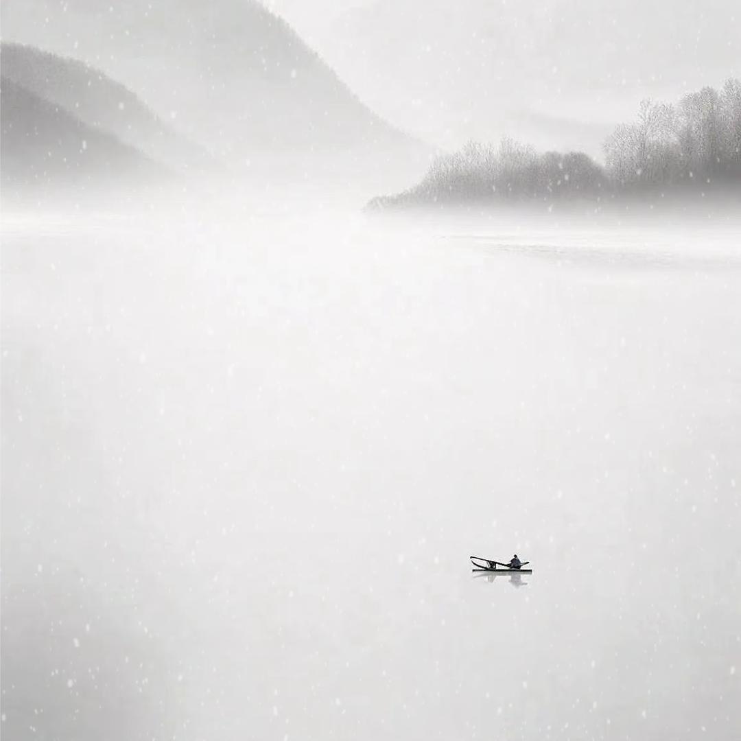 独钓寒江雪