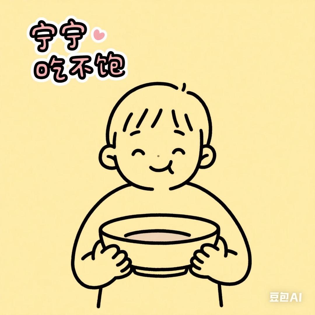 宁宁吃不饱