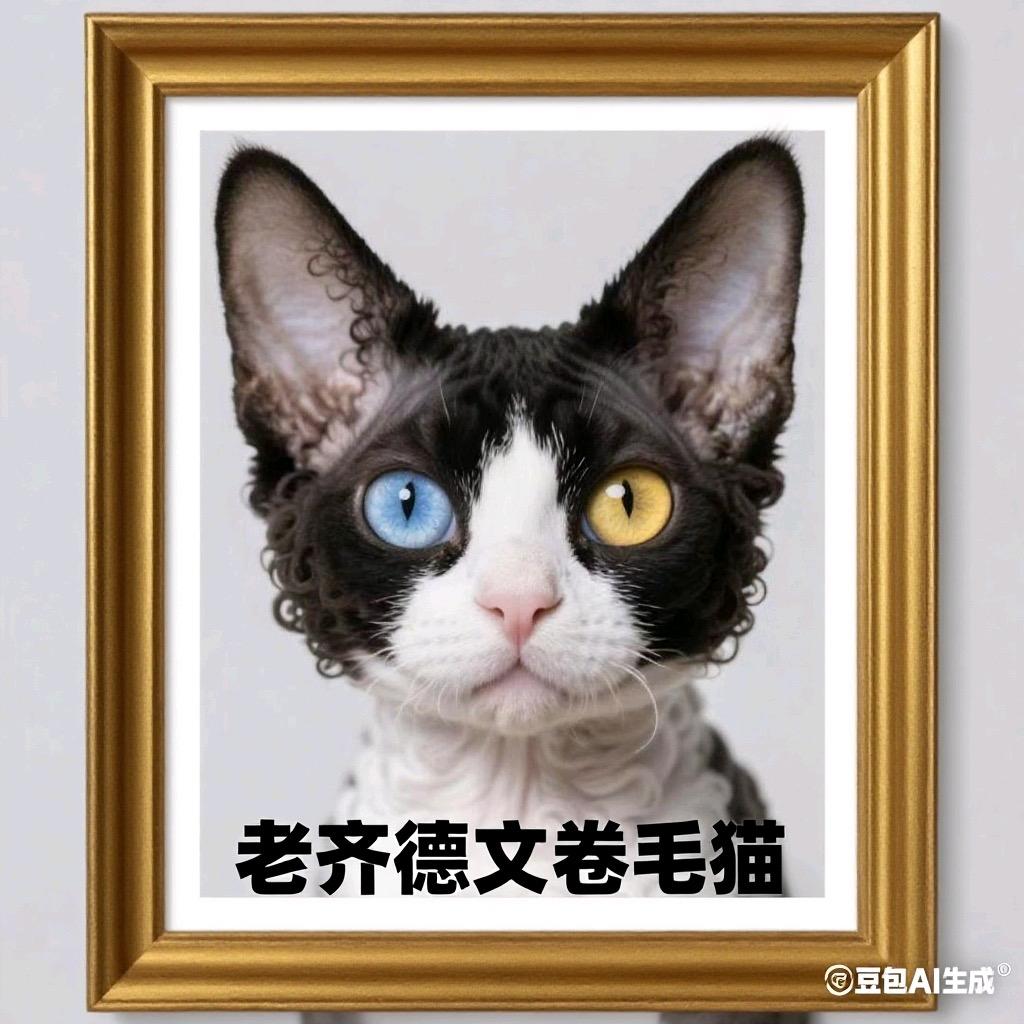 老齐家的德文卷毛猫