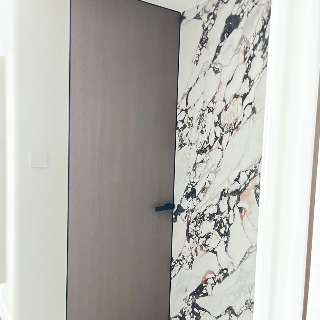 临汾极简铝木门定制～晴天