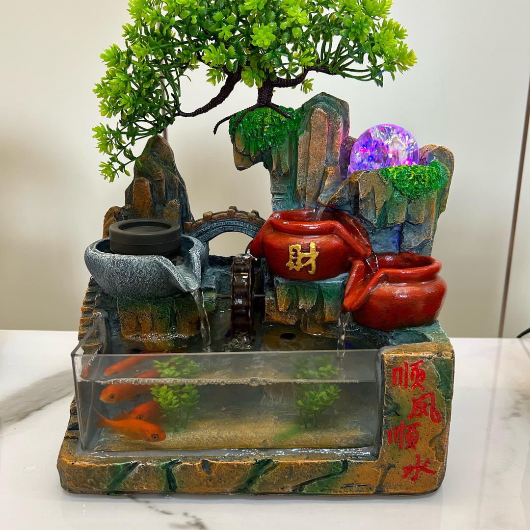 鸿雁斋流水摆件