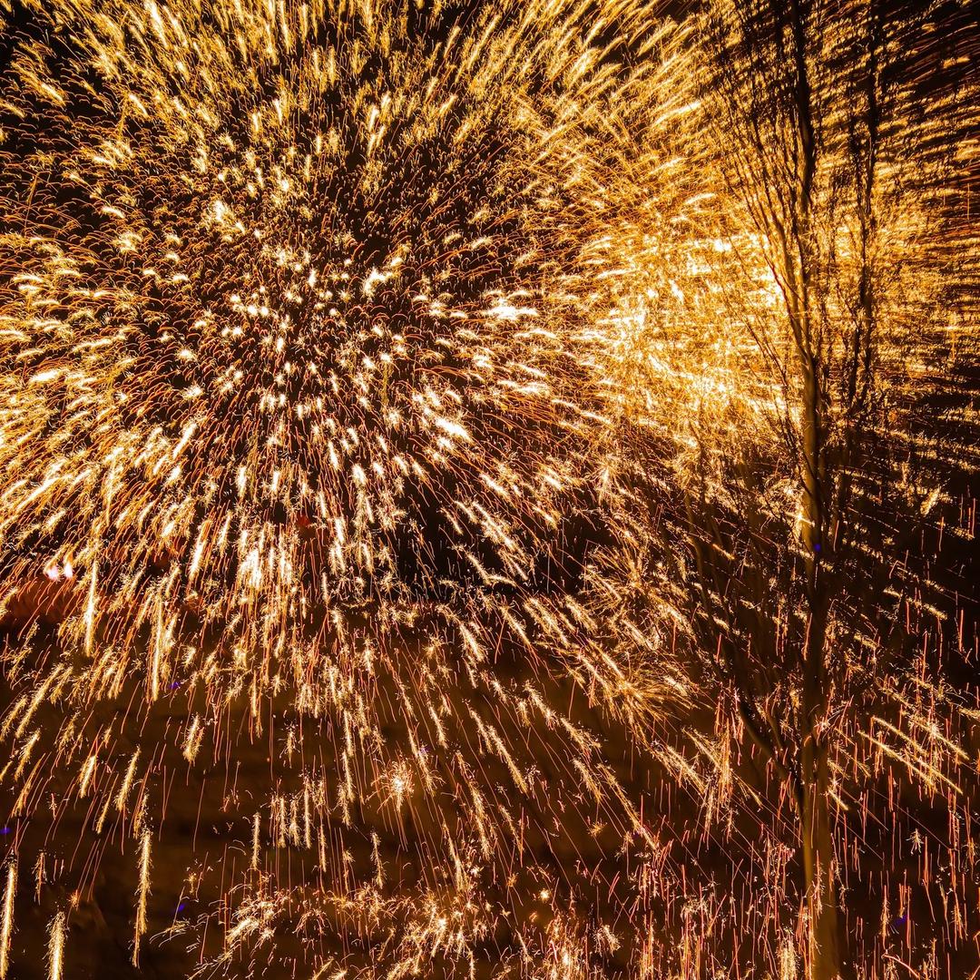 黎阳打铁花🔥火秀