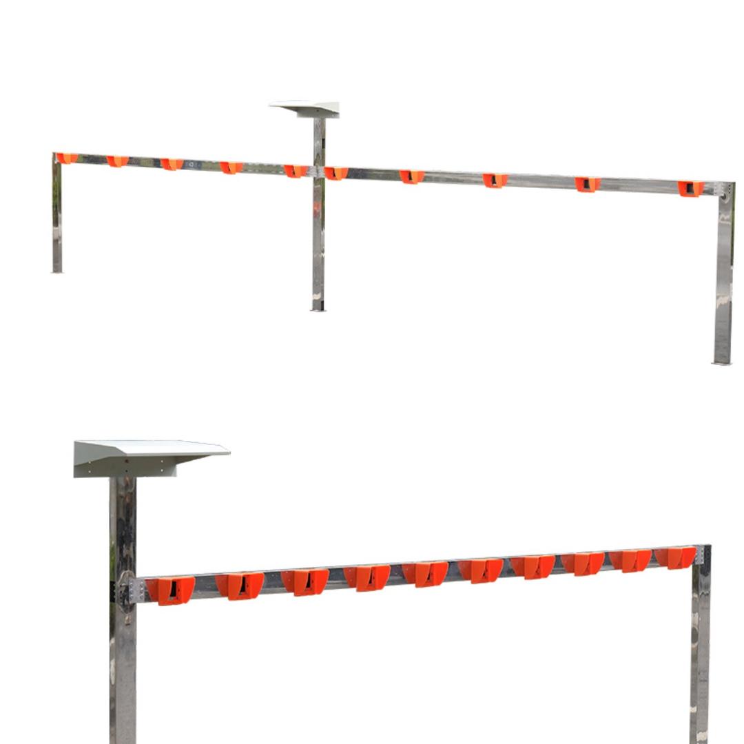 不锈钢两轮充电桩架子，免布线充电桩架