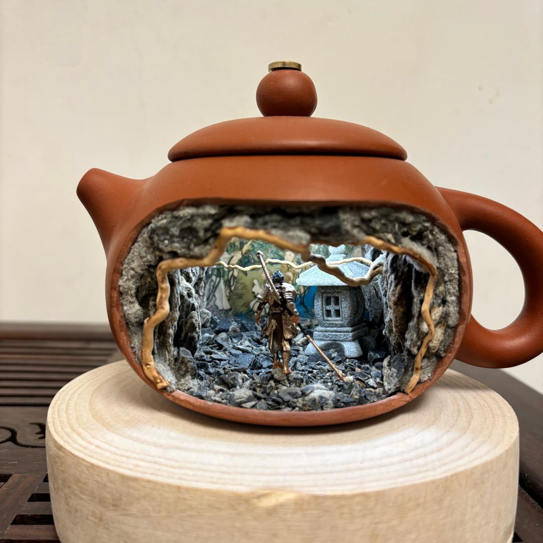 紫砂微观造景