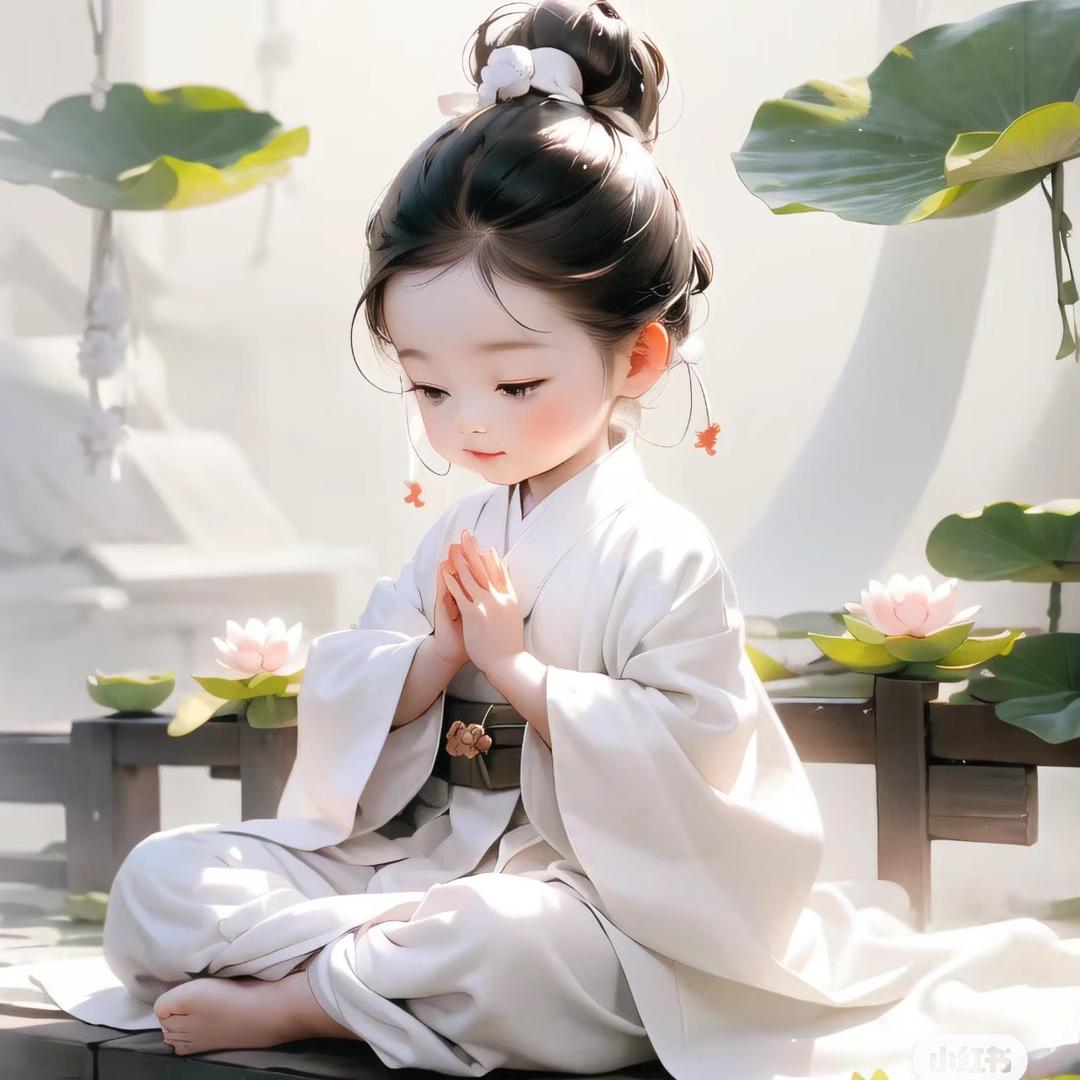 白女神与她的三只鹿🦌