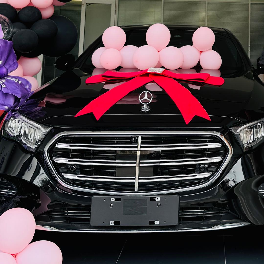 开奔驰E💕干装修的小姐姐