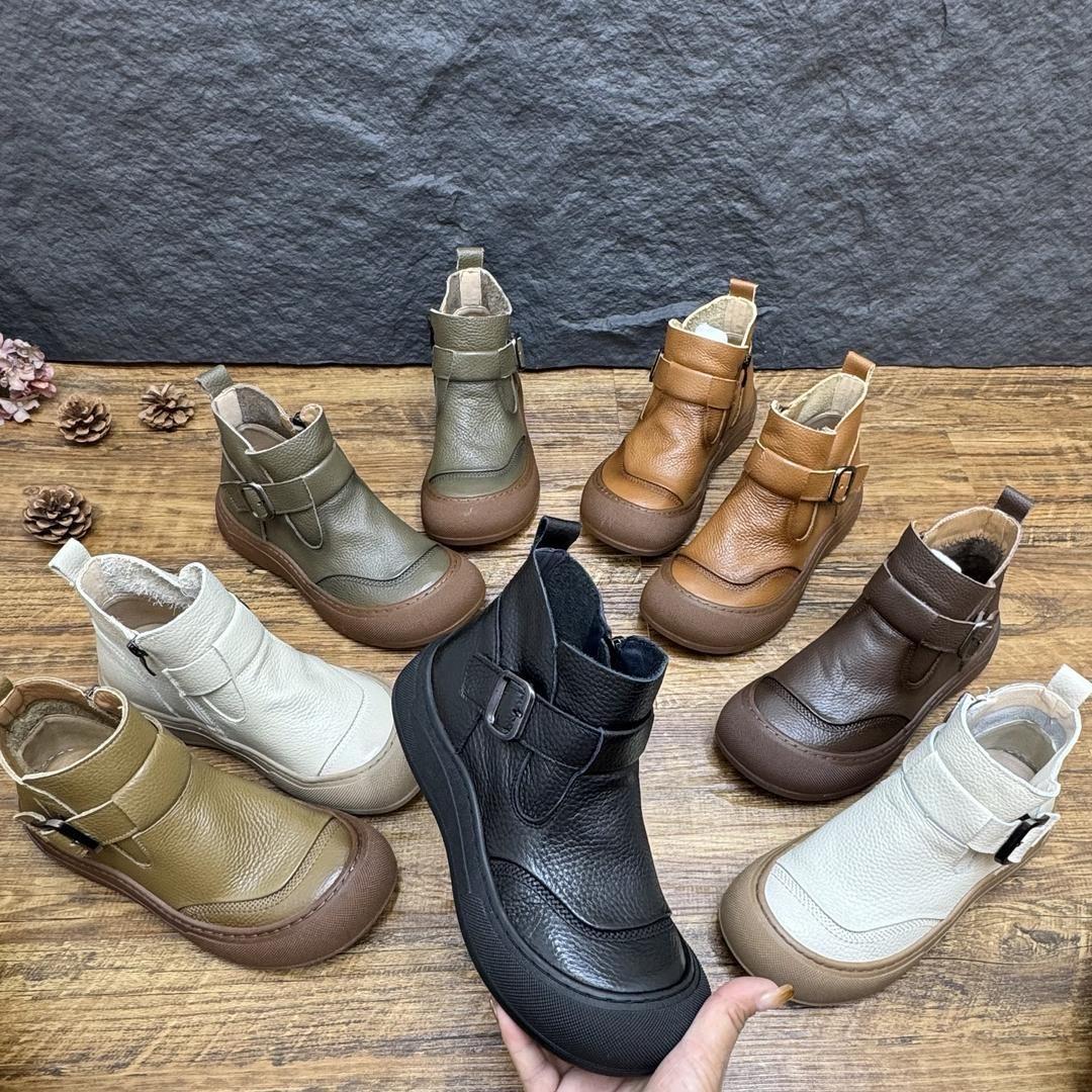 鑫悦臻选复古手工妈妈鞋