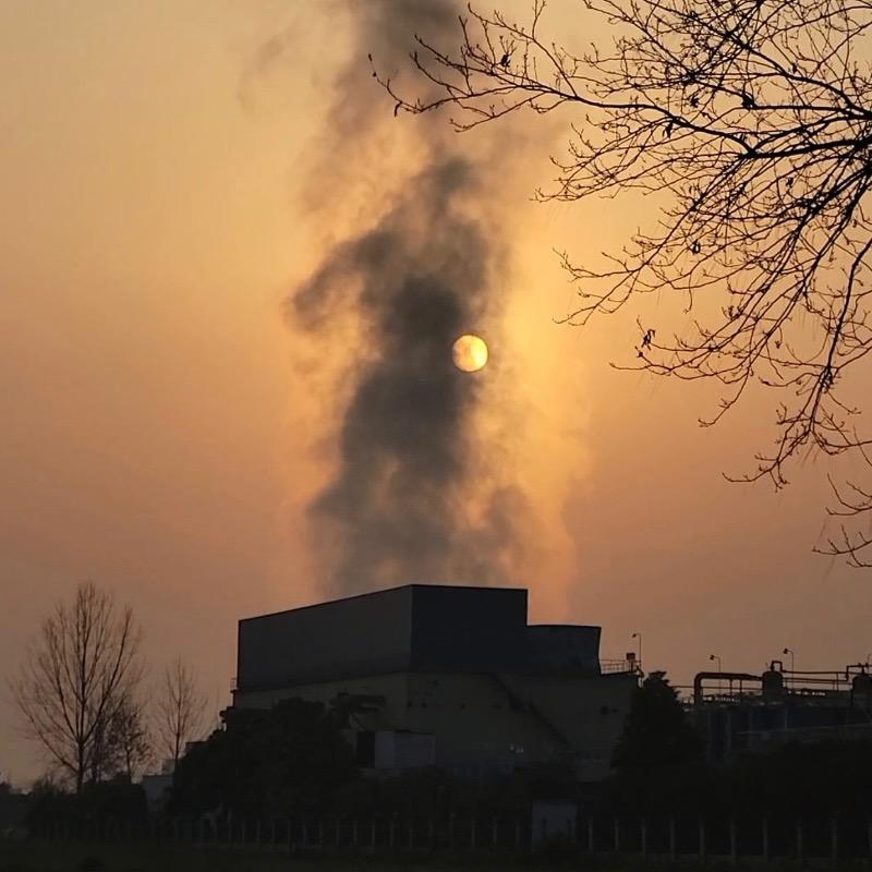 我在桥上看风景。