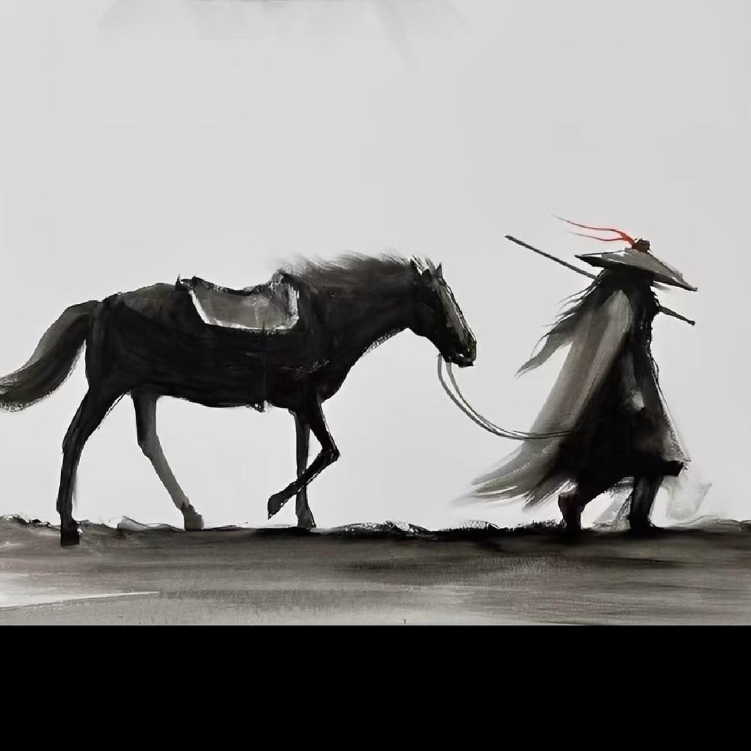 一抹残阳