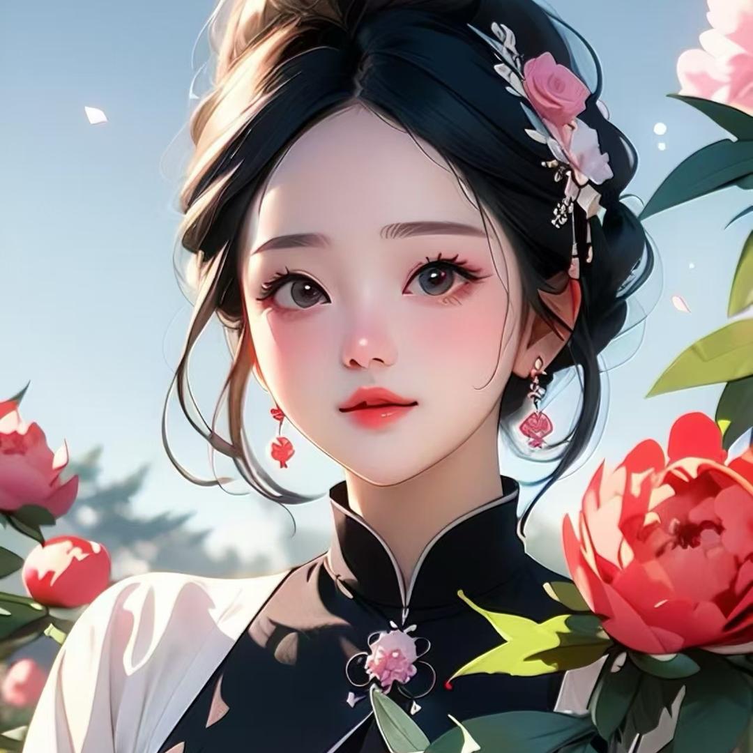 弹古筝的瓶子
