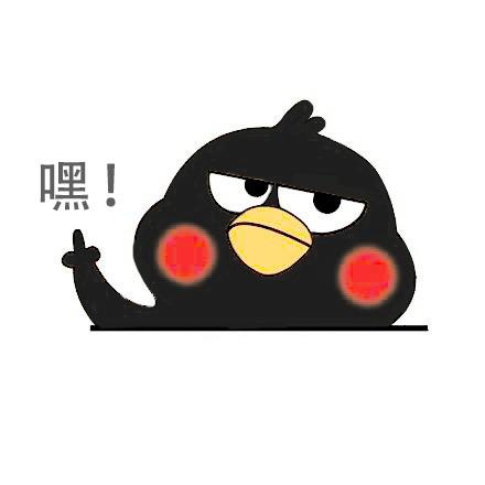 一只不正经小黑鸡