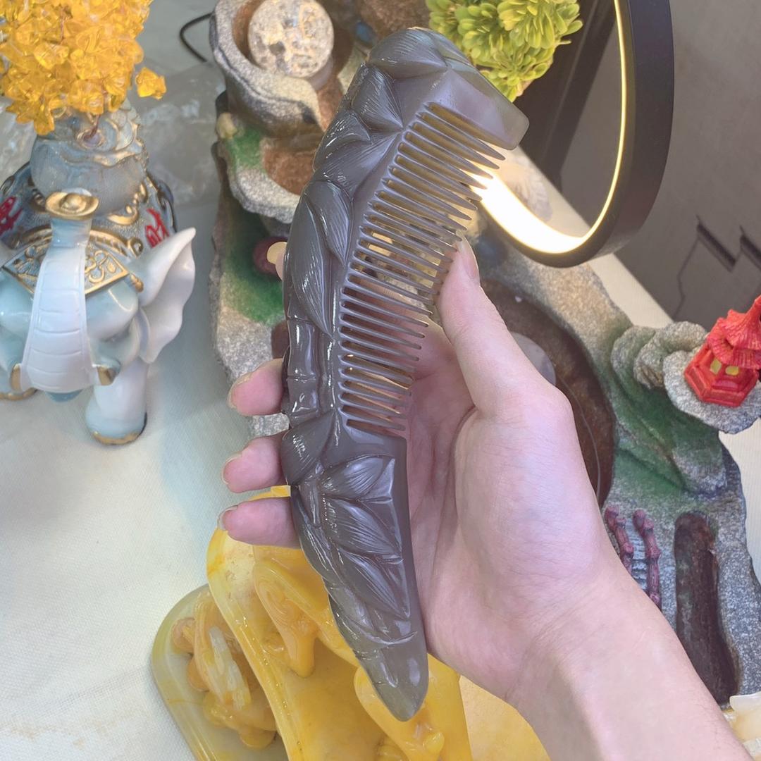 厂家直销白水牛角梳