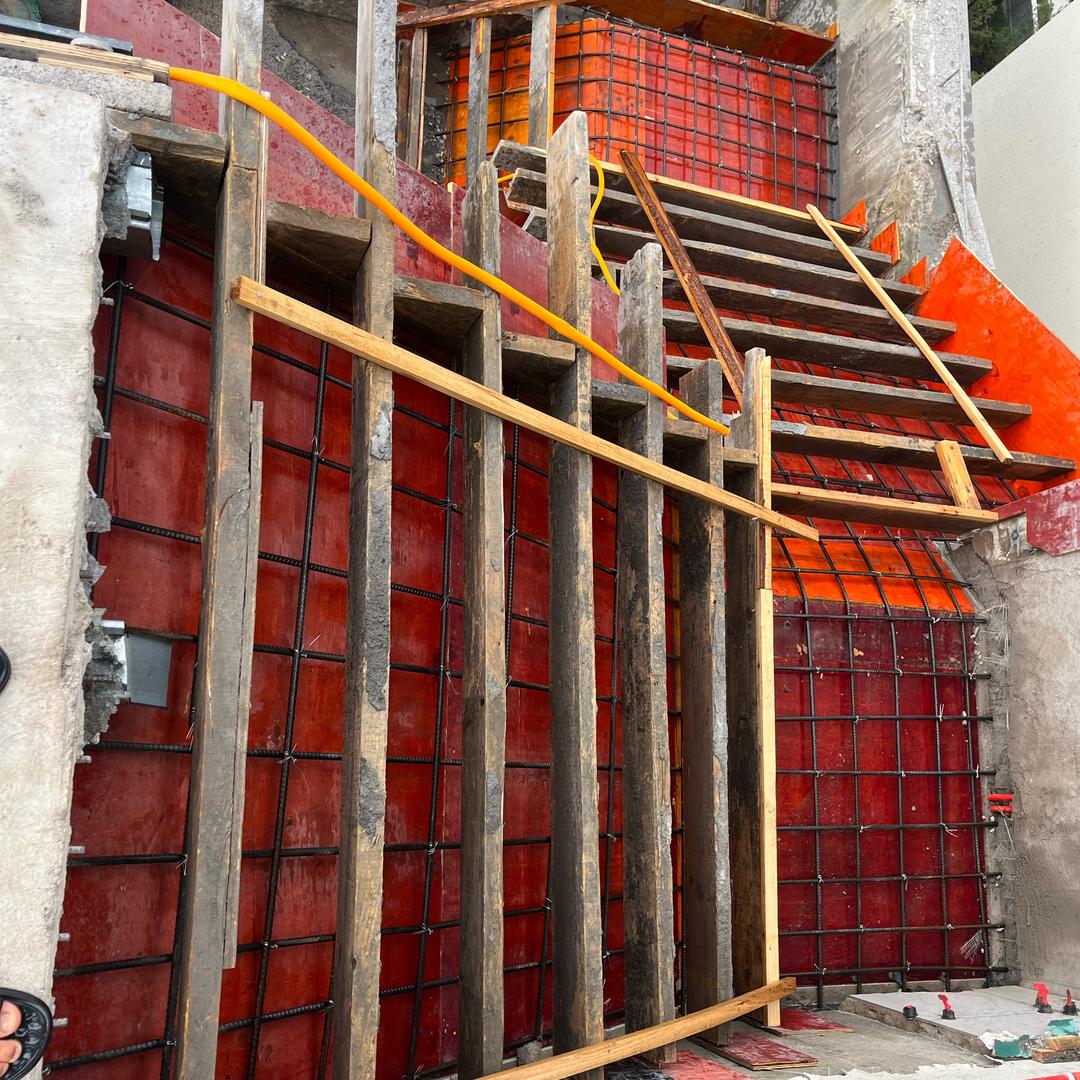 在兴义阁楼浇板