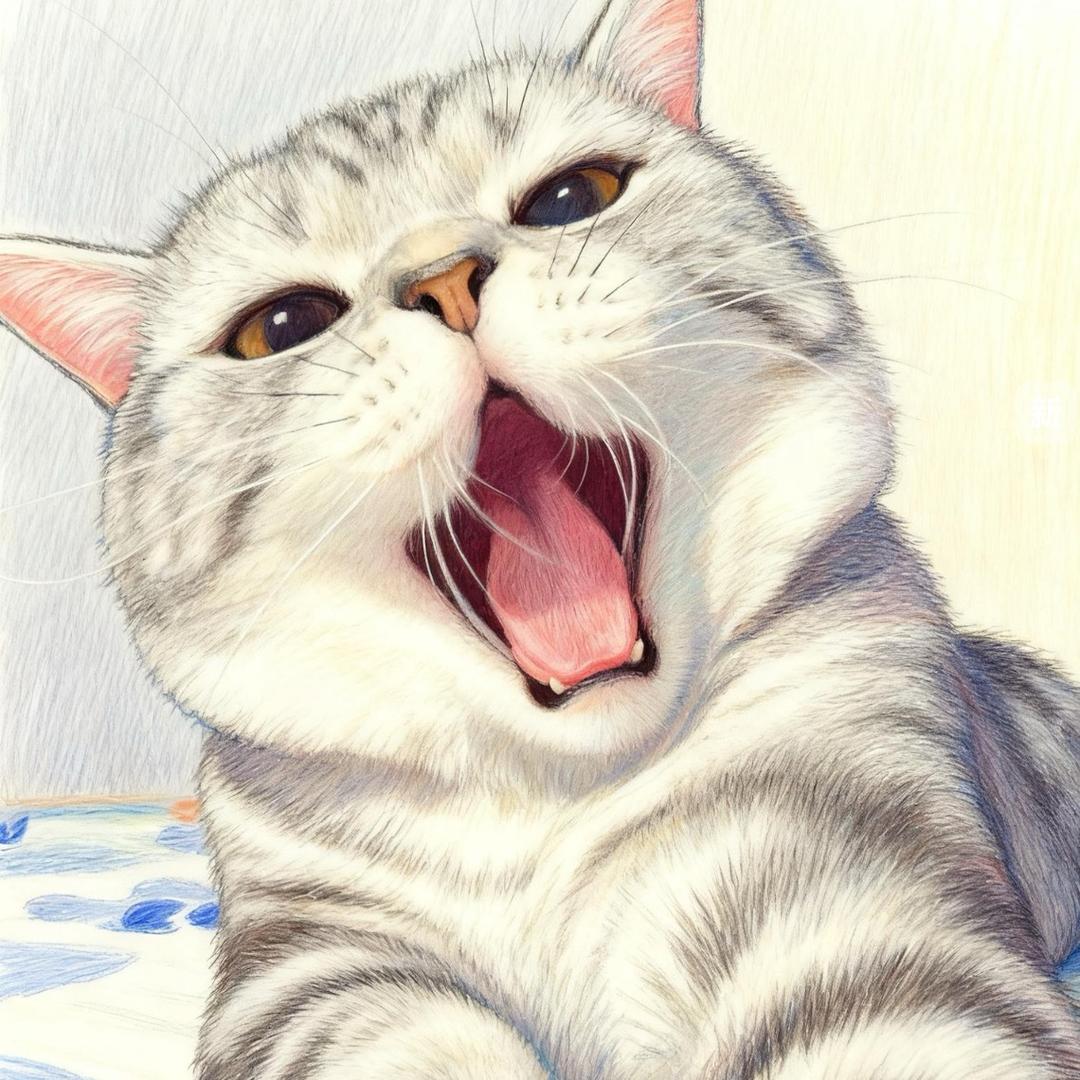 大脸猫爱吃鱼030