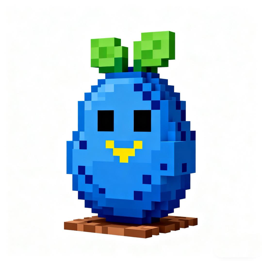 高兴的蓝色破忒头