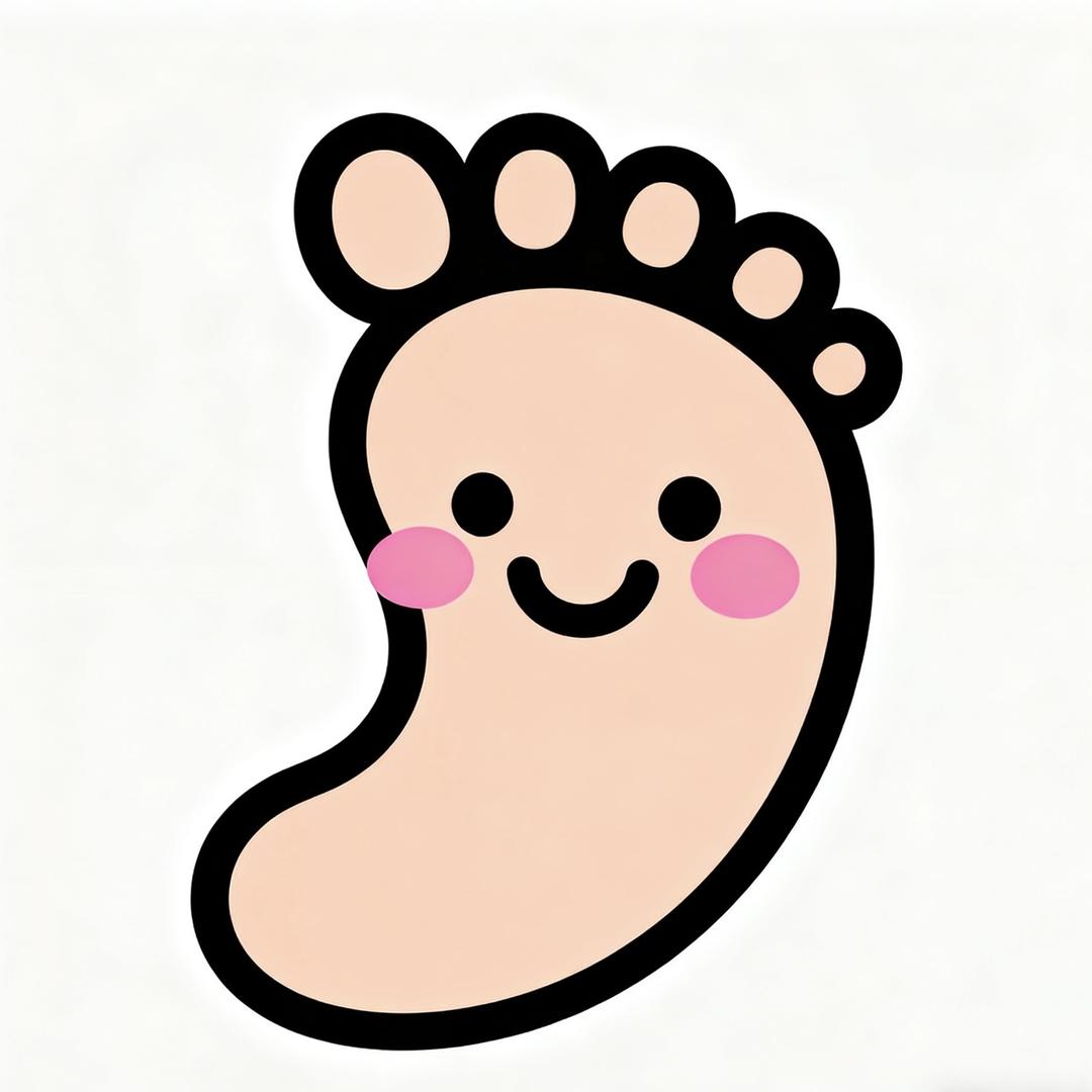 小脚丫冰箱贴