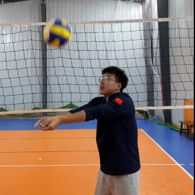 老乔教排球