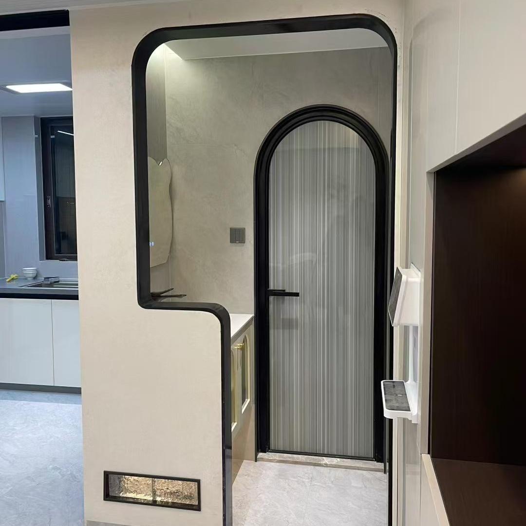 六安玉晶铝合踢脚线哑口一体套工厂