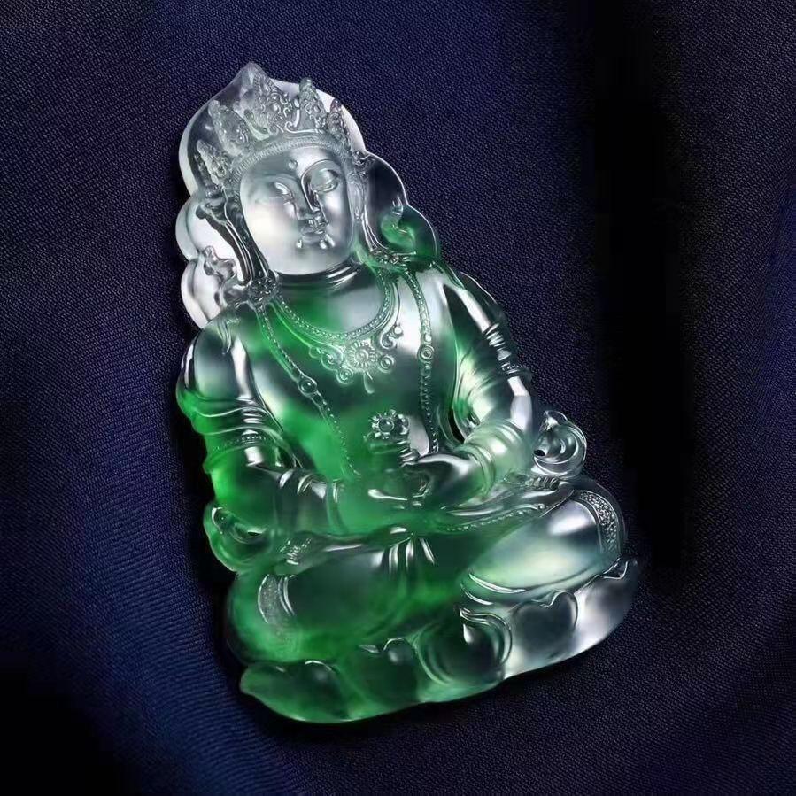 翡翠材料定制何家翡翠