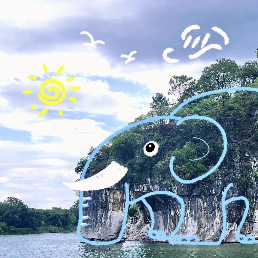 桂林旅游   珊珊