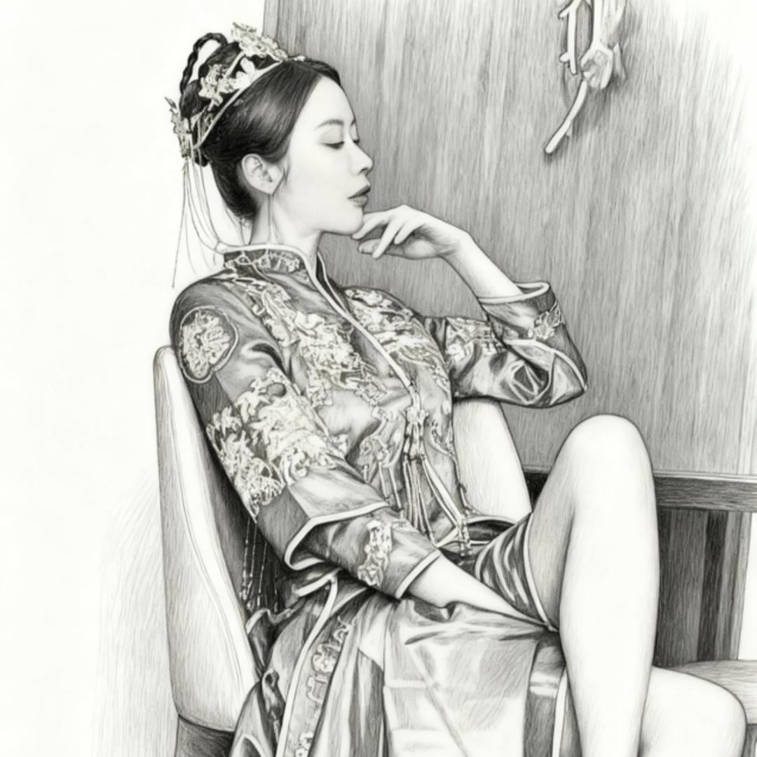 爱爱素描鉴赏