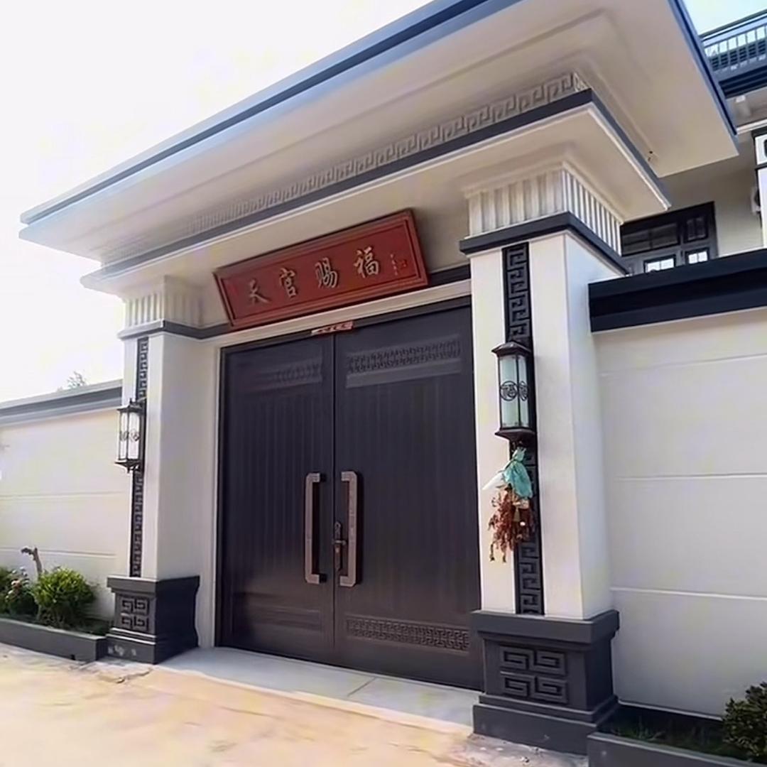 鼎匠门楼模具新中式现浇门楼一体浇筑