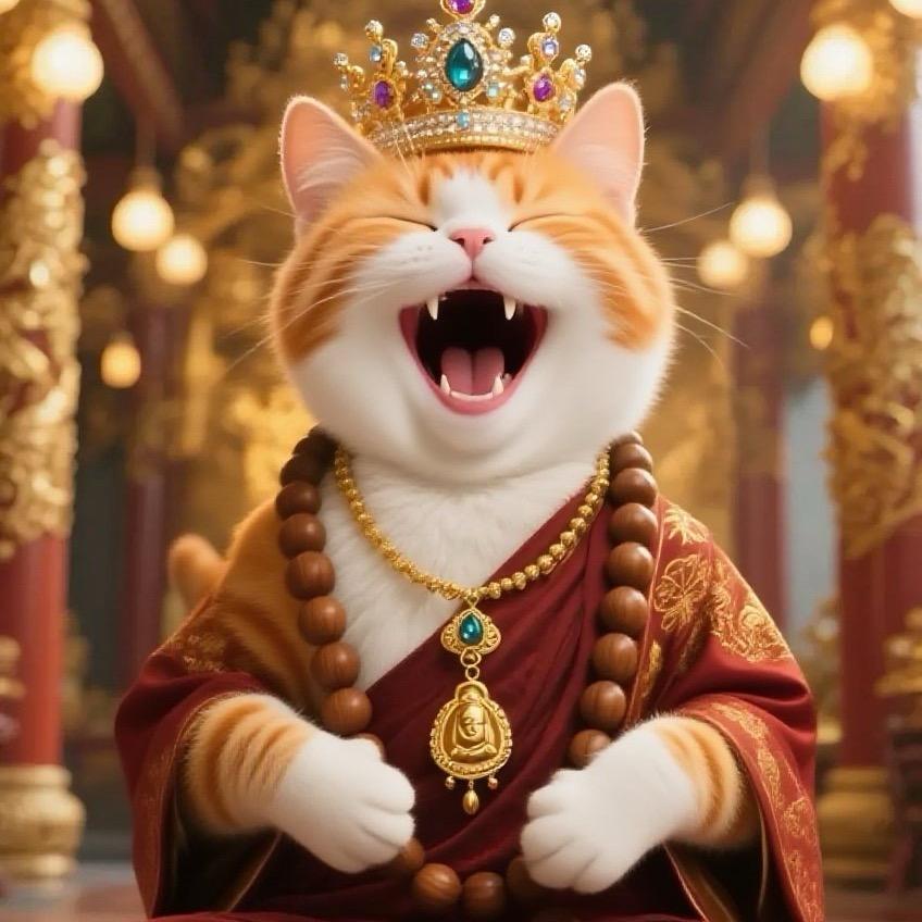 笑林寺胖橘猫