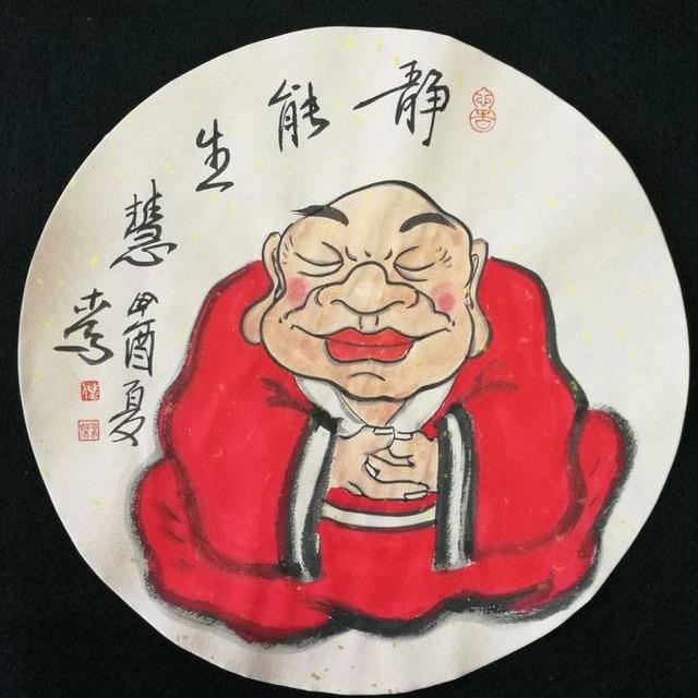 刘伟健烙画