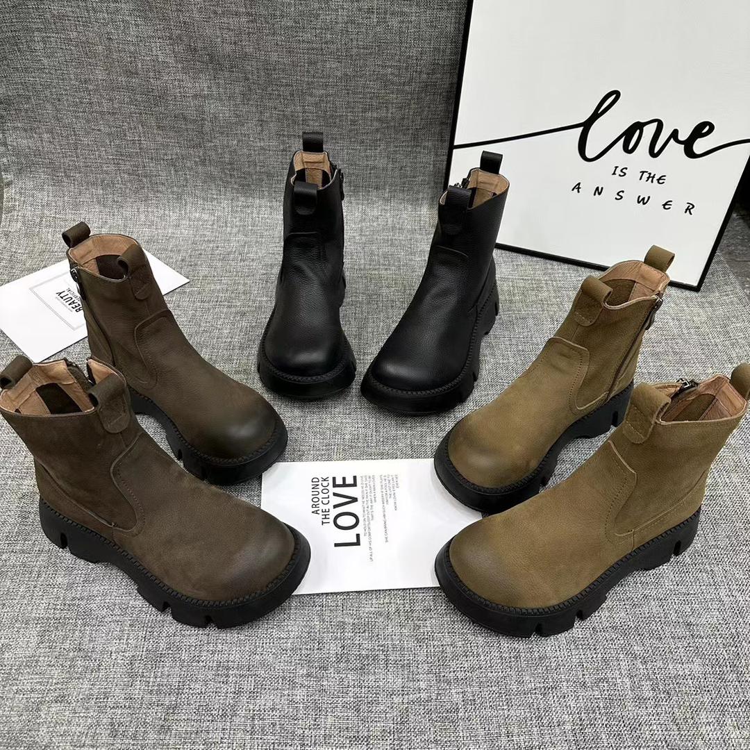 中原手工女鞋