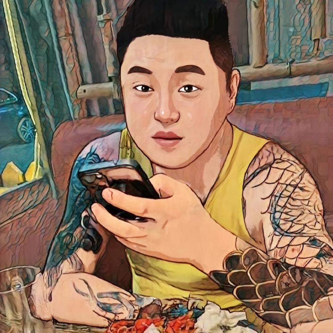 挣扎的靓仔