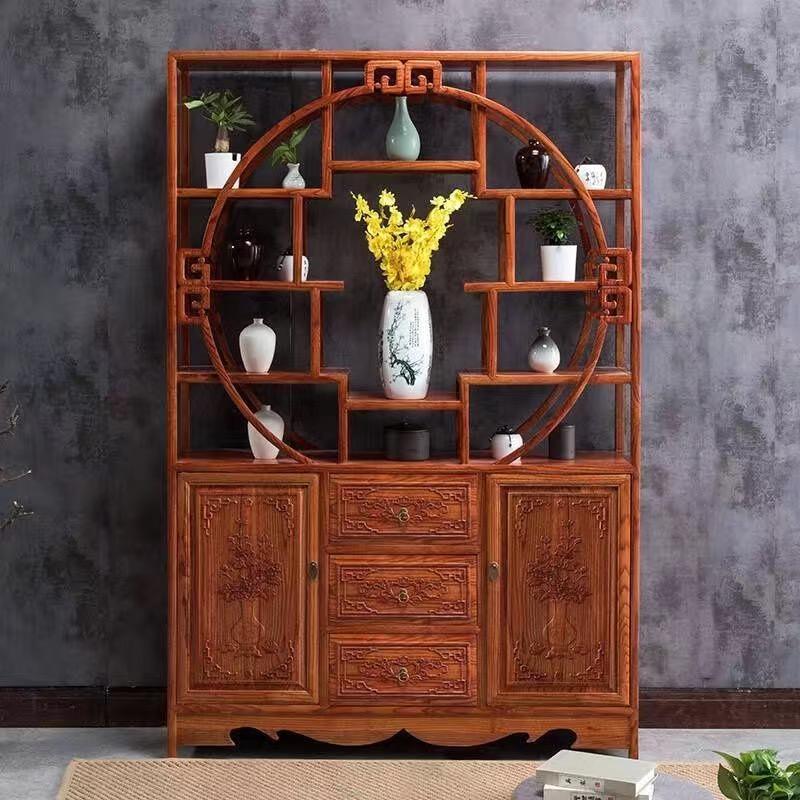博圆实木博古架工厂店