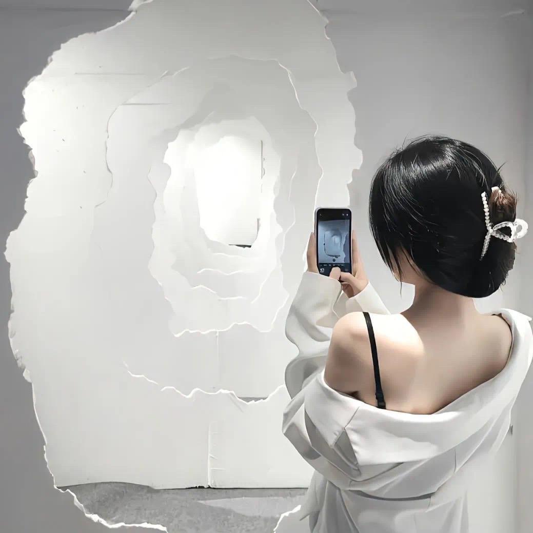与月亮碰头.