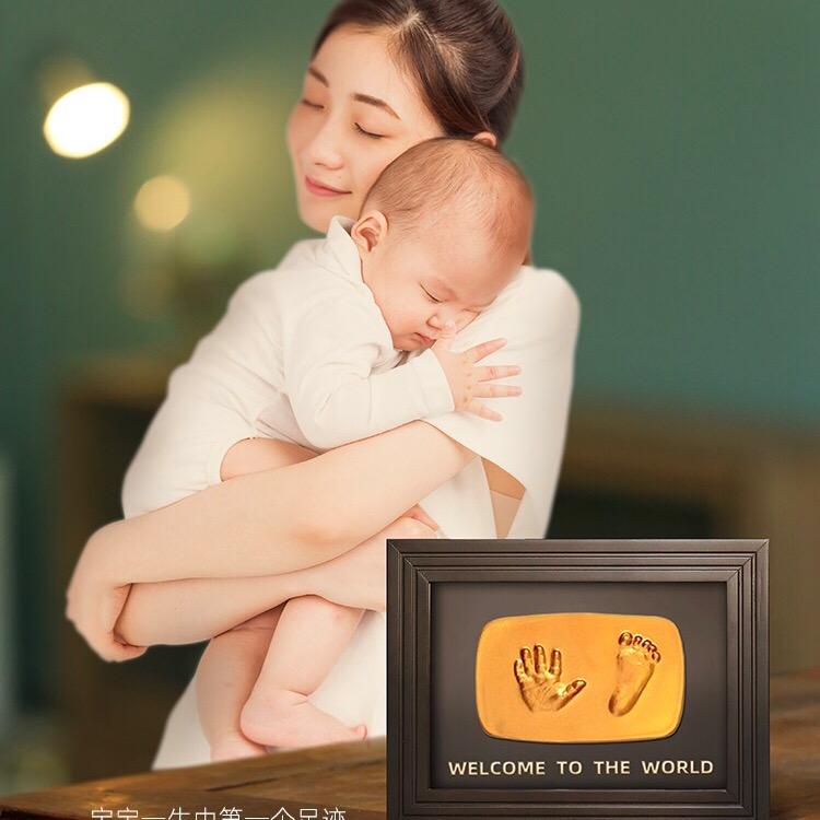 宝宝手足印纪念品