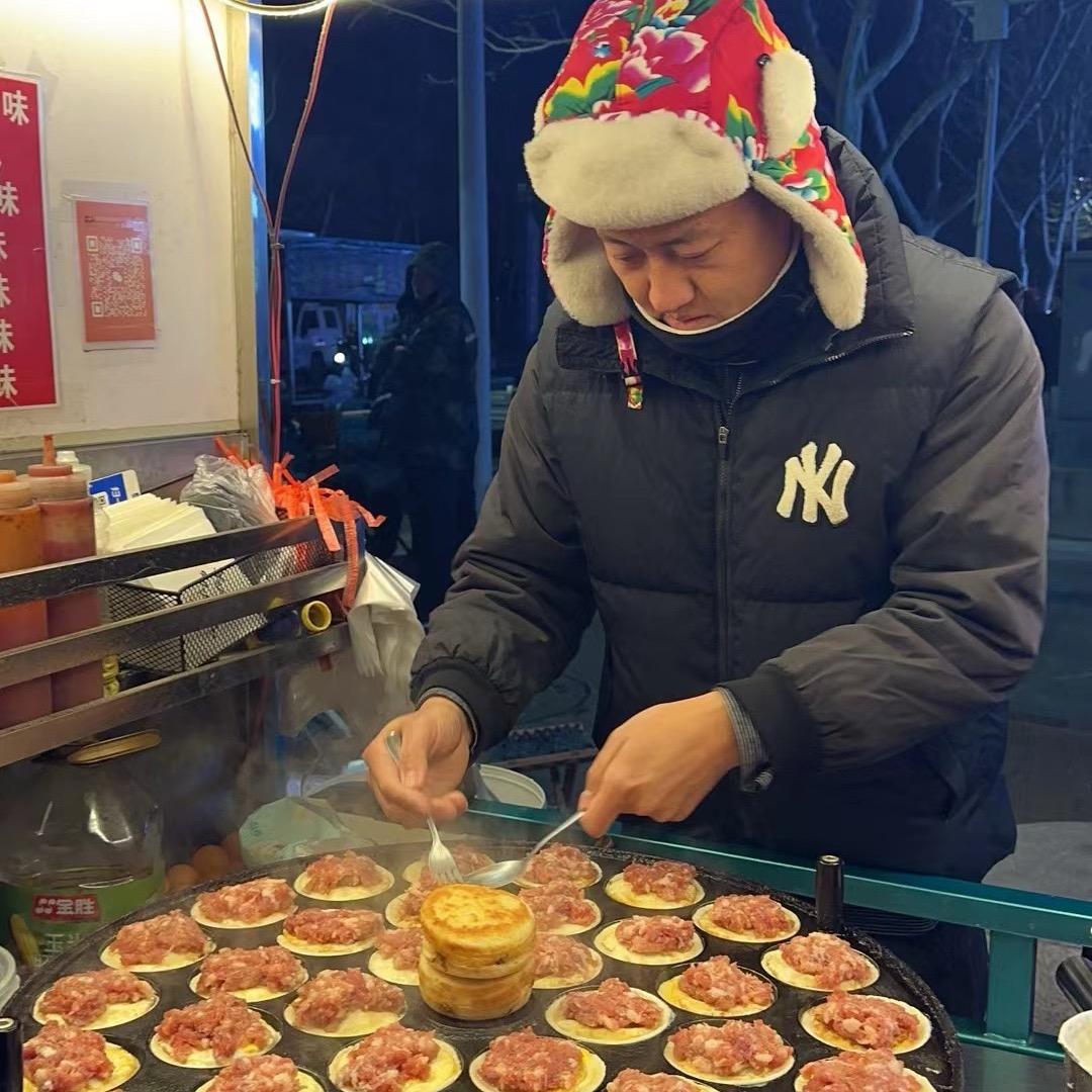 大个，鲜肉蛋堡