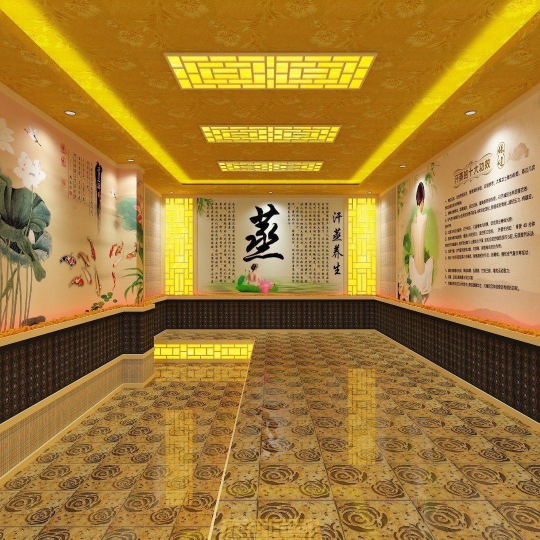 汗蒸房安装桑拿房沙疗床厂家1