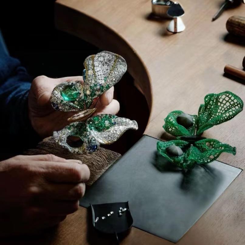 澜七 高定胸针饰品