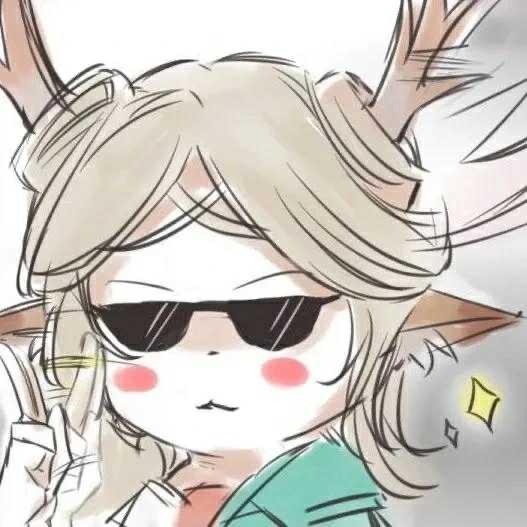 月亮上的炸毛兔（招财版）