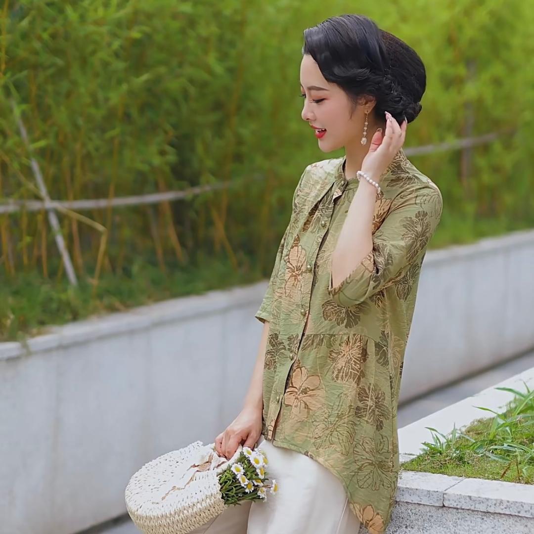 秀巧大码妈妈装