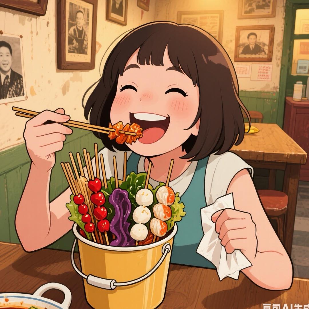 河坝街手提串串