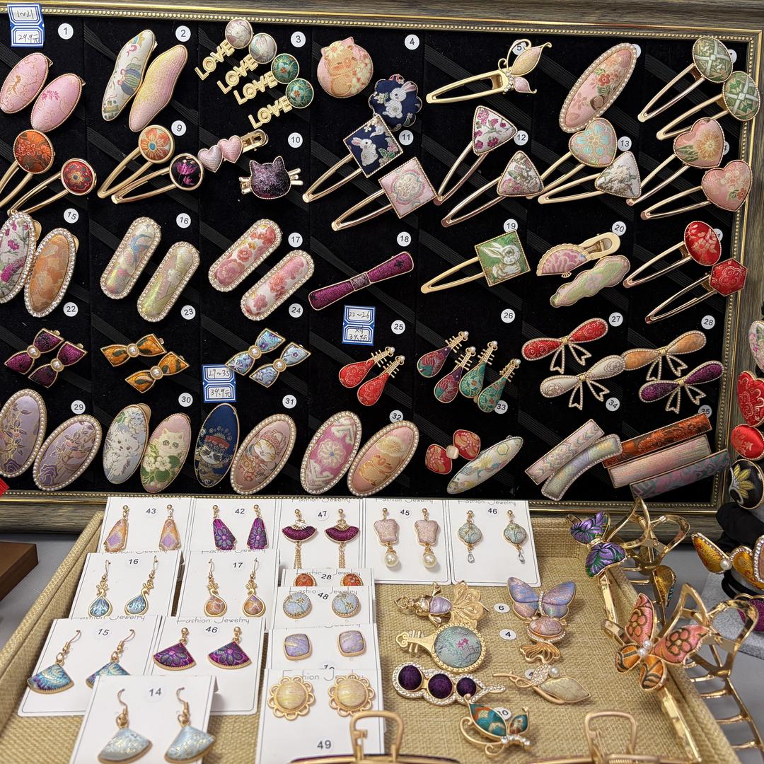 冬之恋宋锦饰品