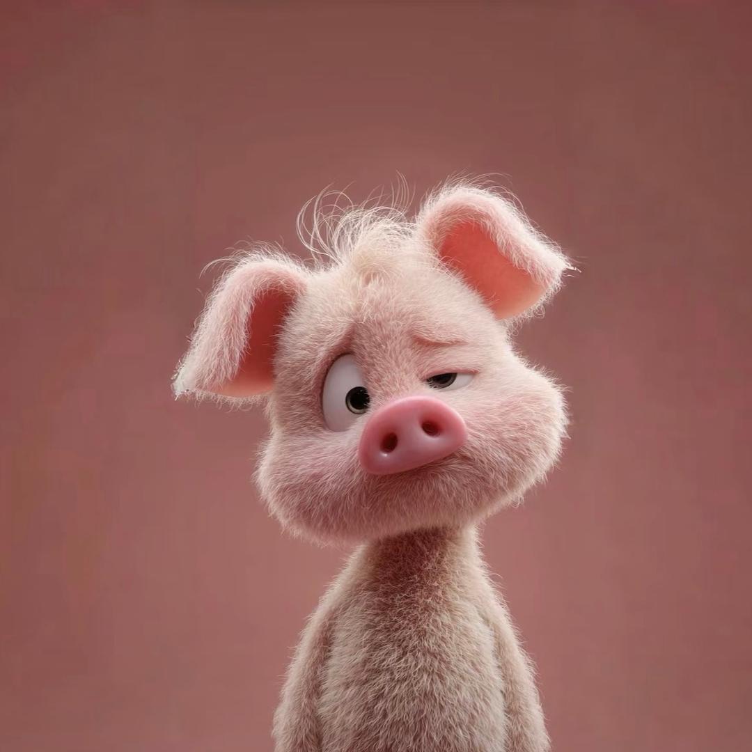 牵着蚂蚁的小猪🐷