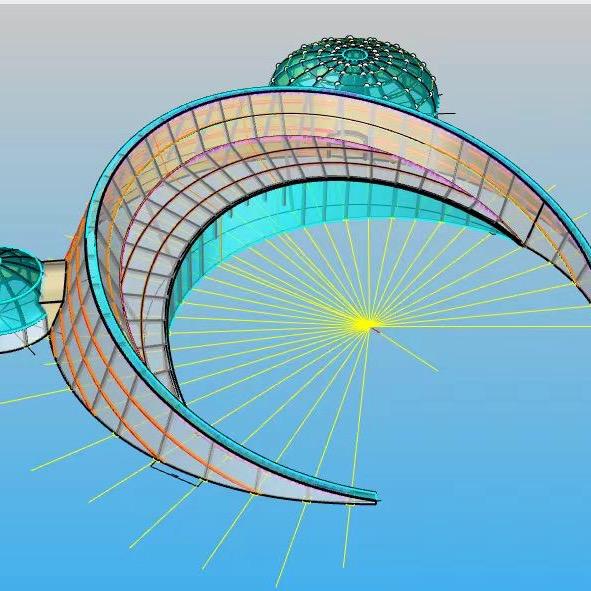 异形幕墙三维扫描建模【星之建筑设计】