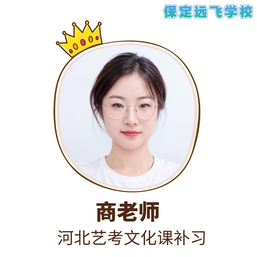 保定艺考文化课商老师