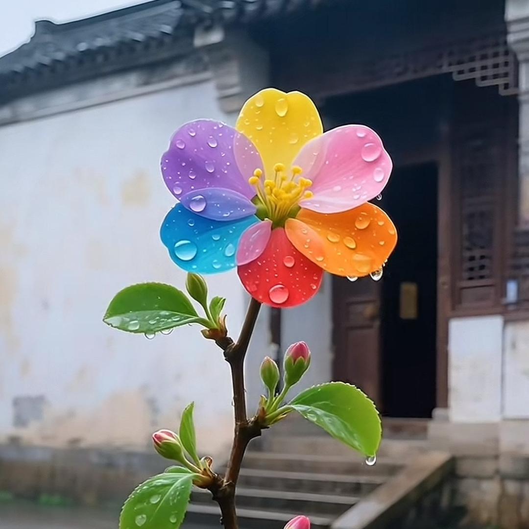 花坞听雨