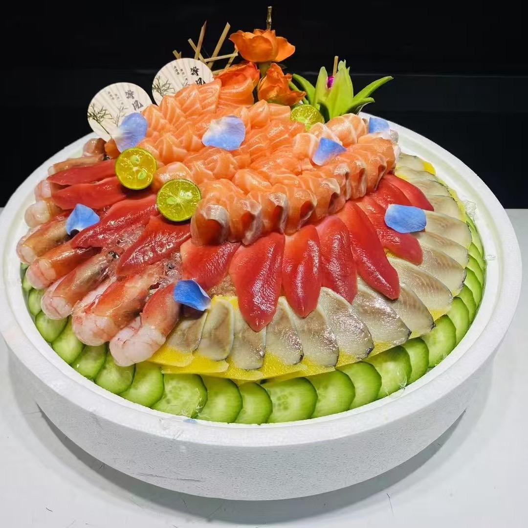 渔悦坊、顺德鱼生、刺身拼盘。🐟
