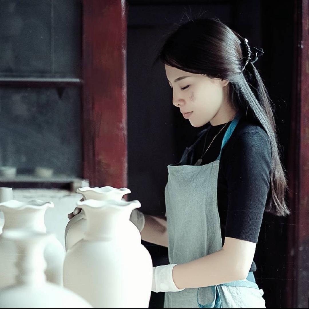 父女俩的陶艺生活