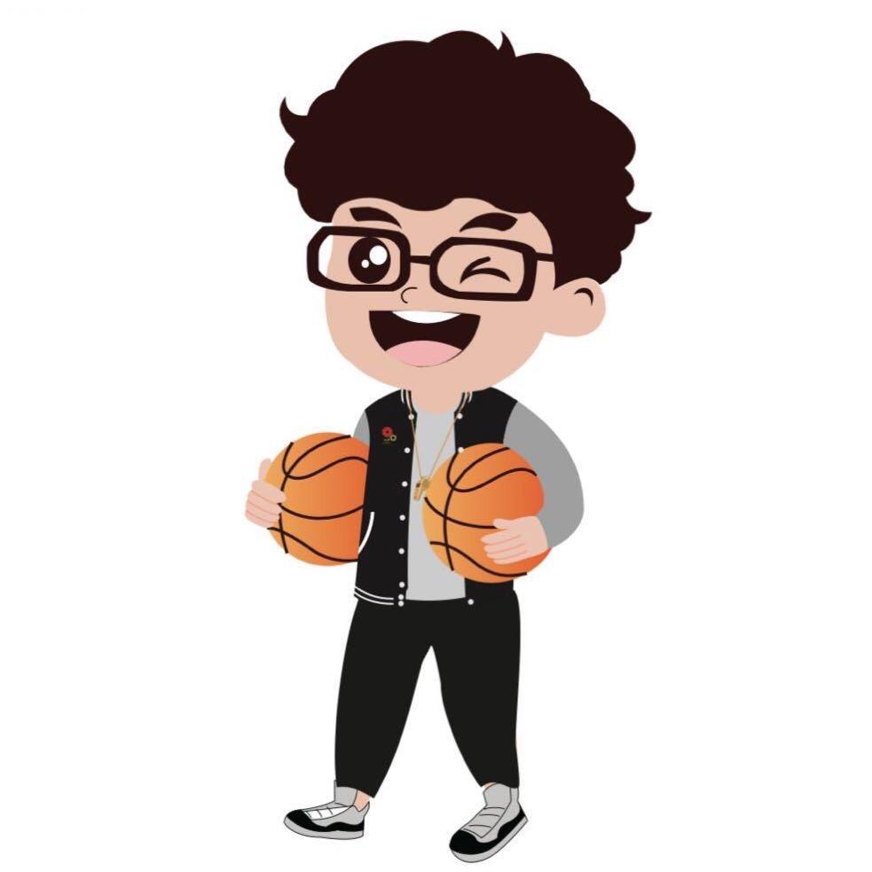 幼儿篮球卷毛哥哥