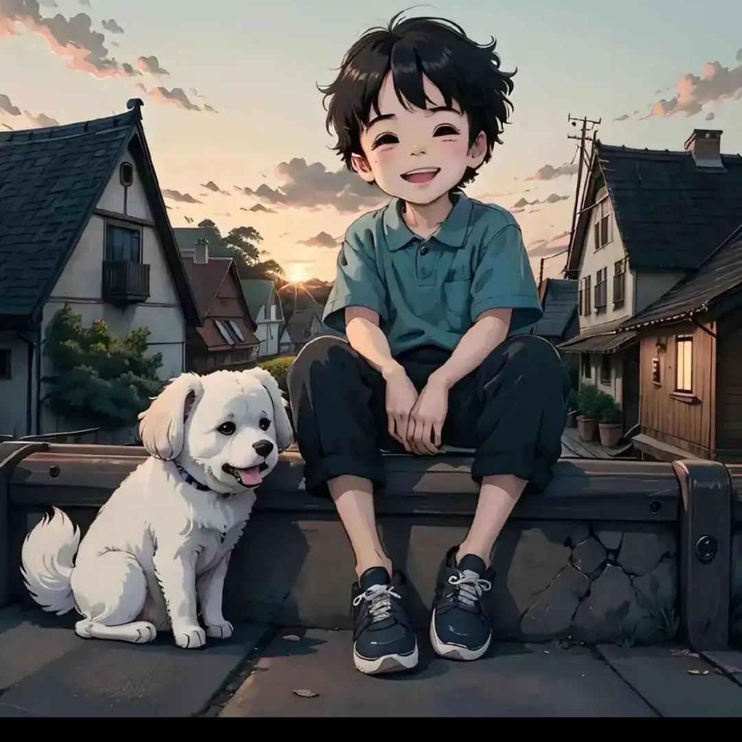 小狗才会落泪