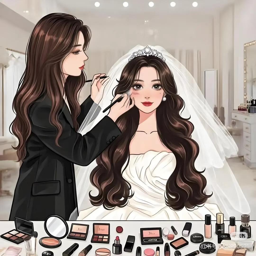 汉服，新娘，化妆师