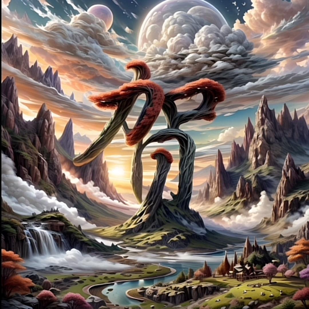 豆 跑云南大山采蘑菇